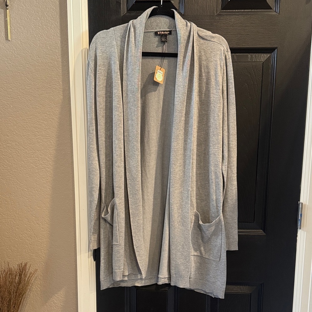 C. Wonder Heather Gray Open Cardigan